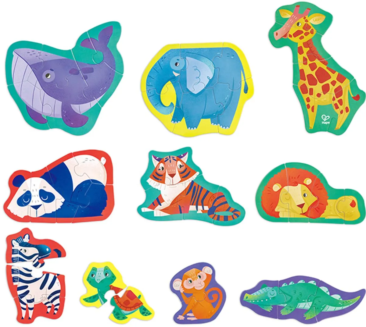 Hape Jungle Vrienden Puzzel 1000 Stuks - Multicolor - afbeelding 6 van 6