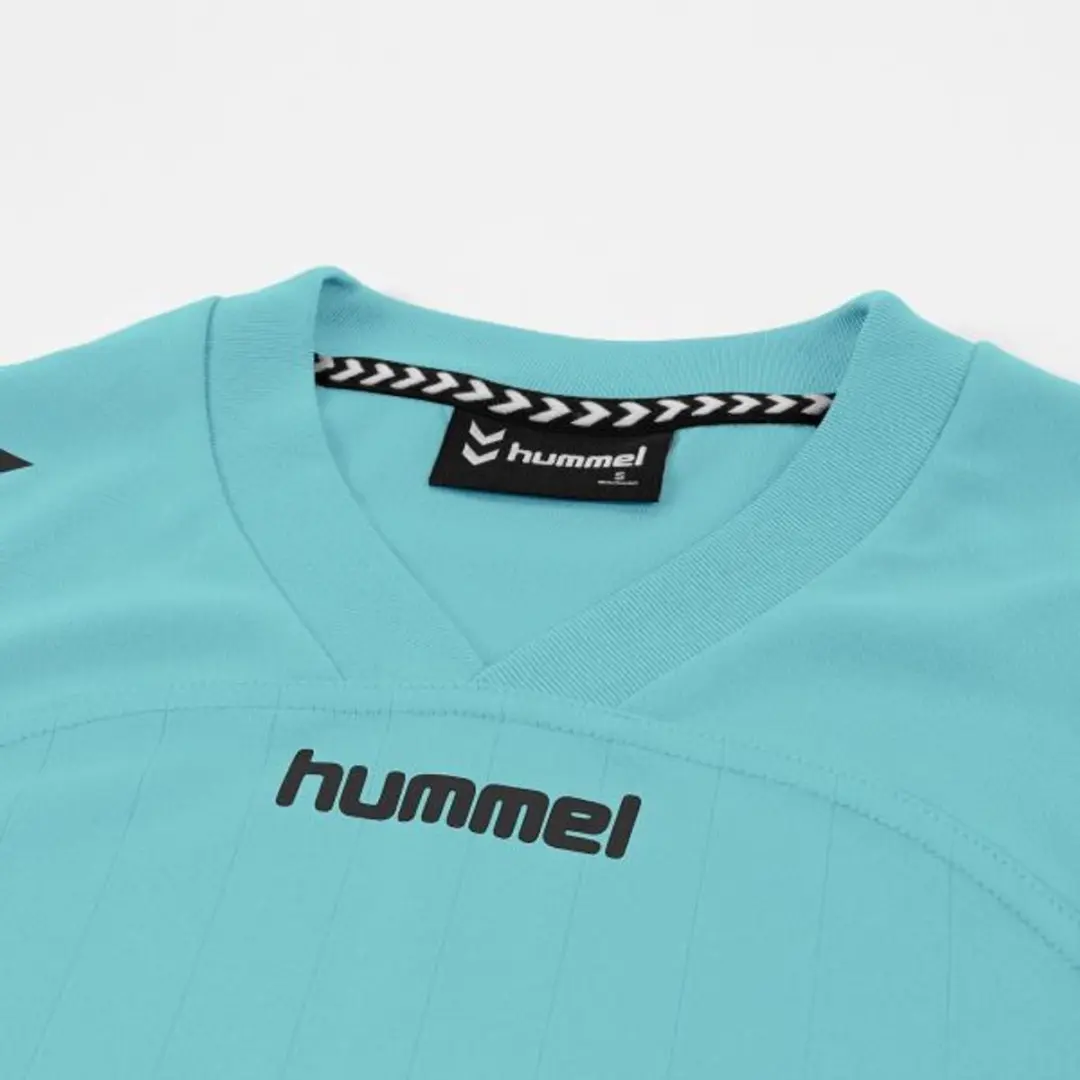Hummel Fyn Shirt Dames Korte Mouw - Munt/Zwart XL