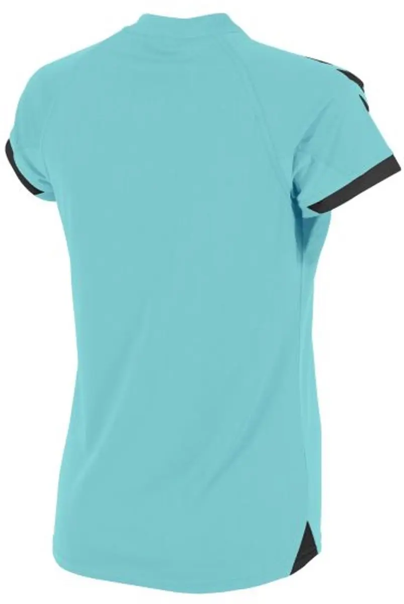 Hummel Fyn Shirt Dames Korte Mouw - Munt/Zwart XL - afbeelding 6 van 6