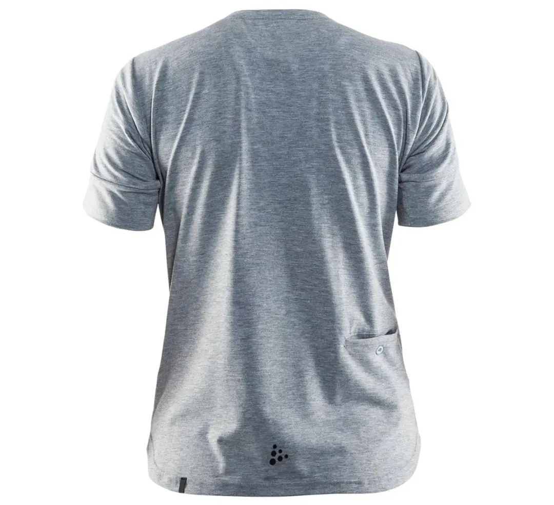 Craft Ride Wielrenshirt Dames - Maat M - Grijs