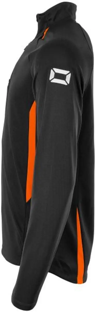 Stanno Stadio Quarter Zip Top S - Zwart/Orange