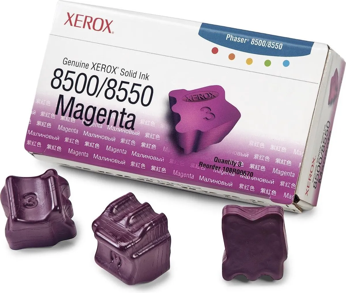 Xerox 108R00670 Toner Magenta - 3000 Stuks