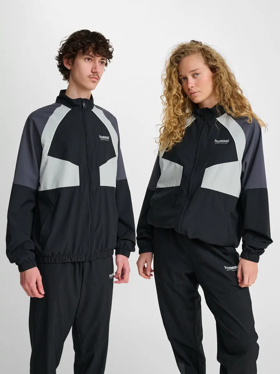 Hummel Hmlloose Track Zipjacket Sportswear 229795 - XL - Zwart