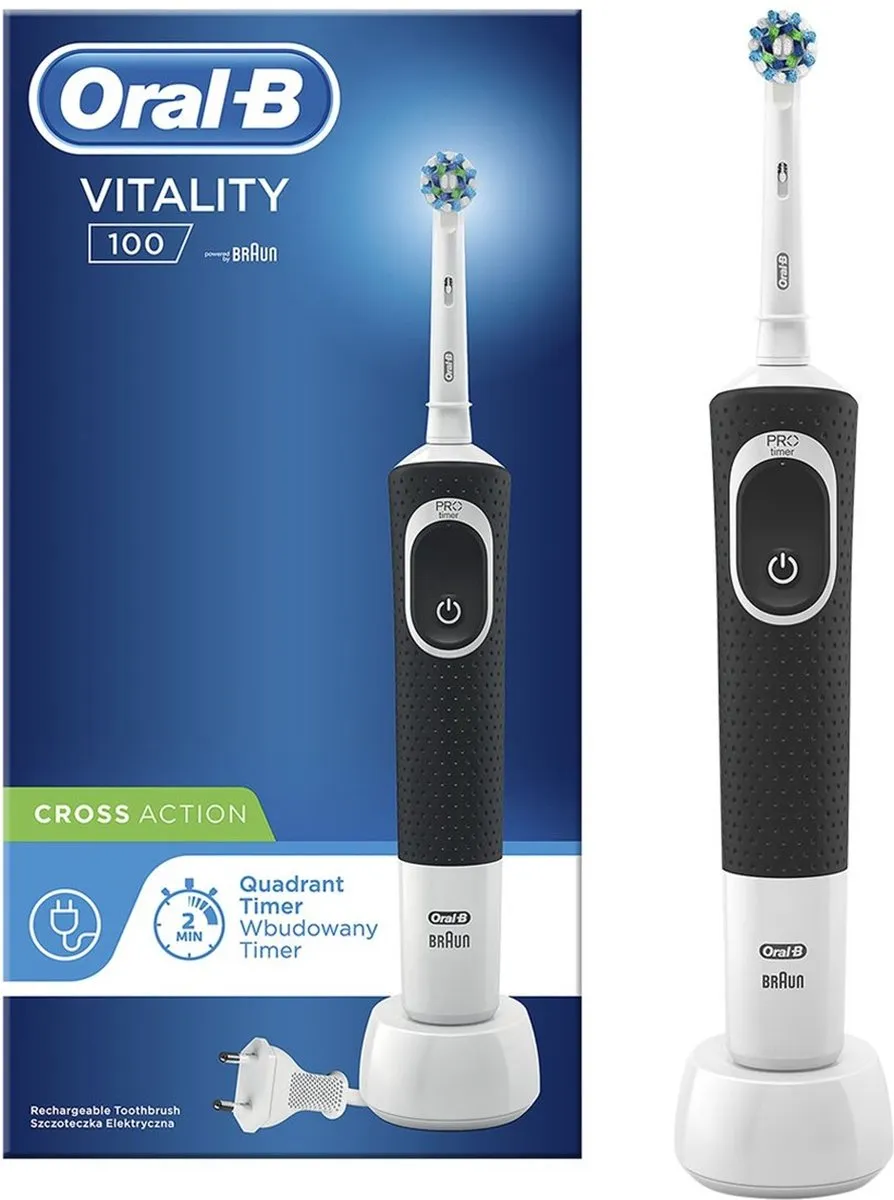 Oral-B Vitality 100 CrossAction Elektrische Tandenborstel - Zwart