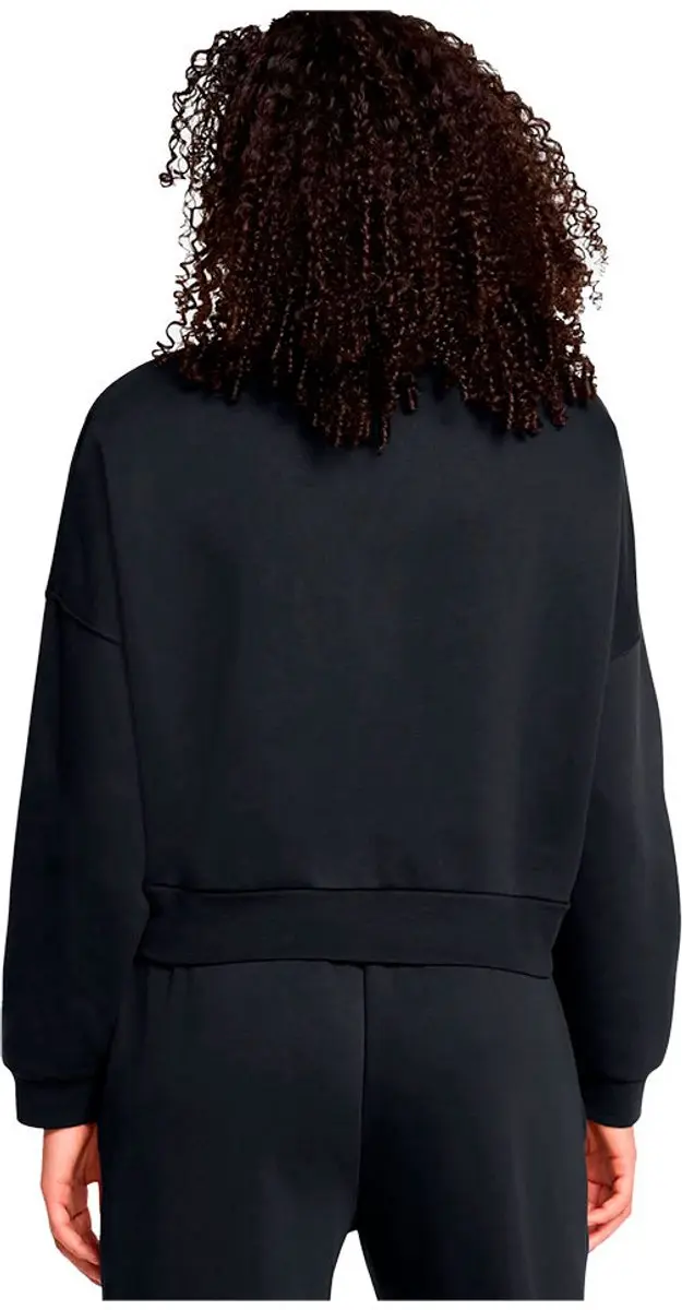 Under Armour Icon Fleece Oversized Sweatshirt XS - Zwart