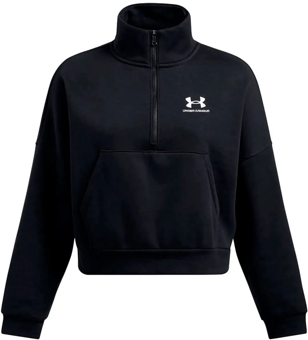 Under Armour Icon Fleece Oversized Sweatshirt XS - Zwart