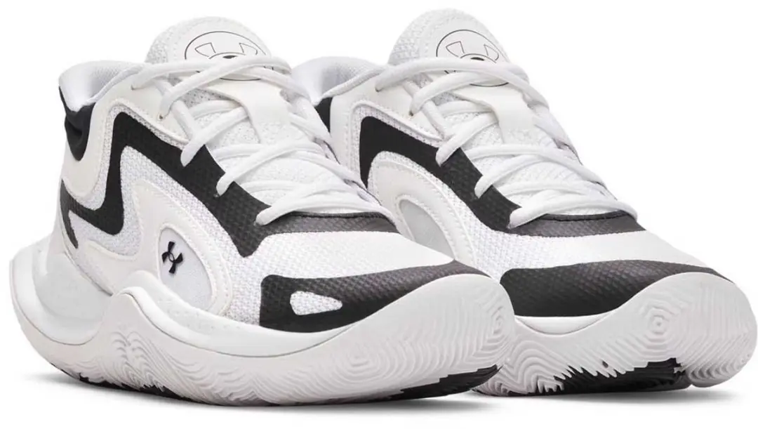 Under Armour GS Jet '25 Basketbalschoenen 38.5 - Wit