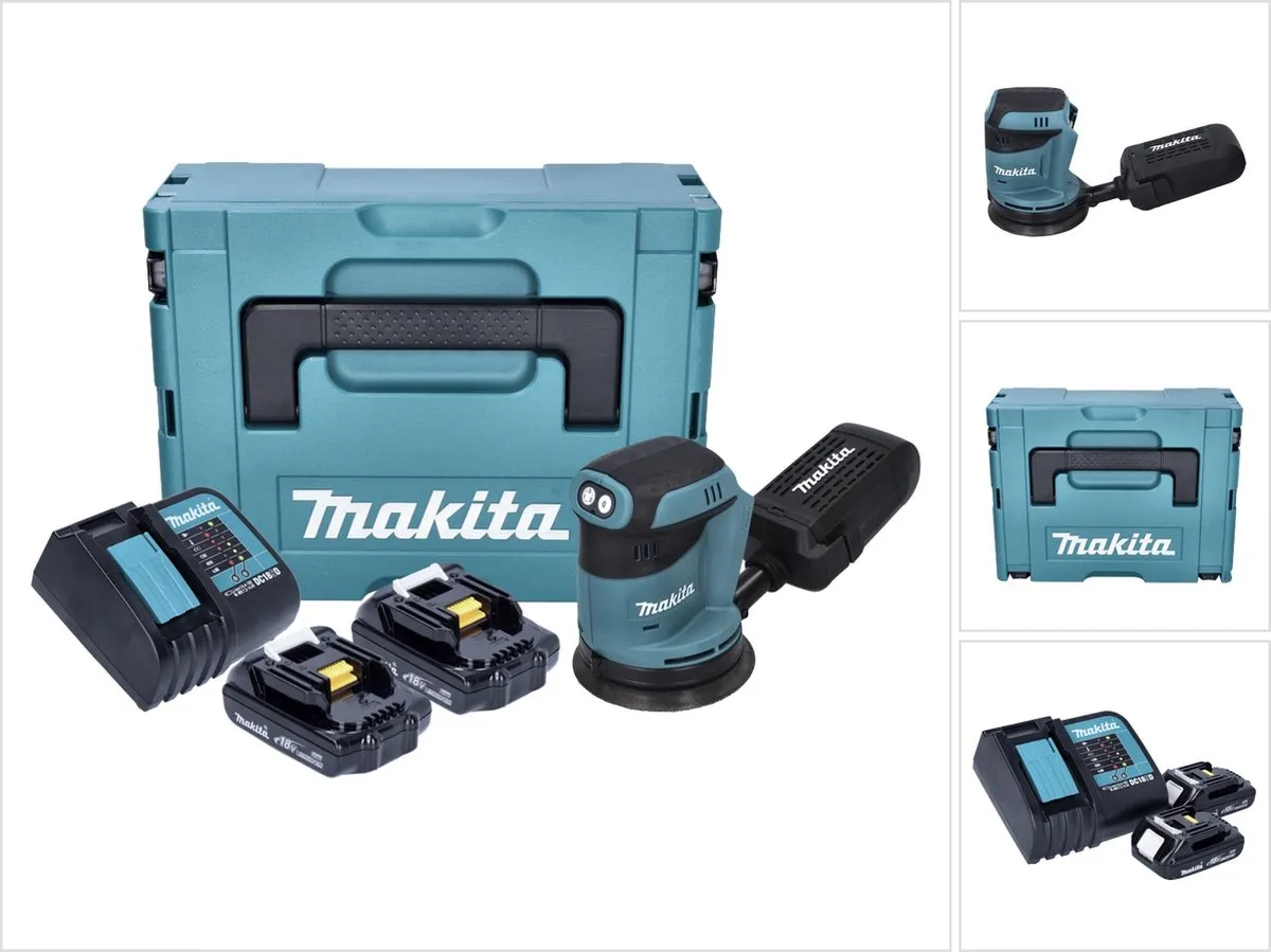 Makita DBO180SYJ Excentrische Schuurmachine 125mm