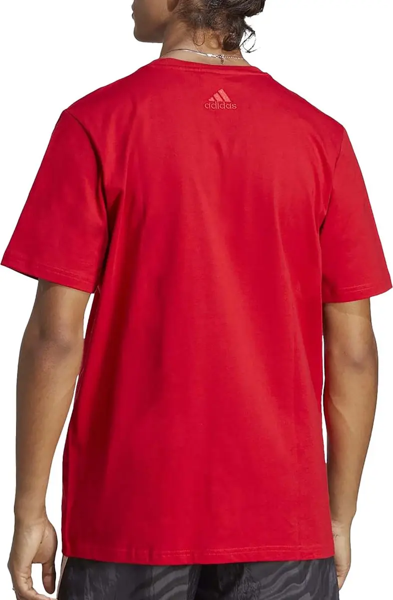 adidas Sportswear Essentials Big Jersey T-shirt IC9352 - Rood M