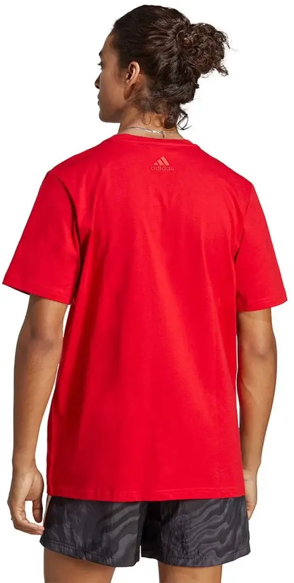 adidas Sportswear Essentials Big Jersey T-shirt IC9352 - Rood M