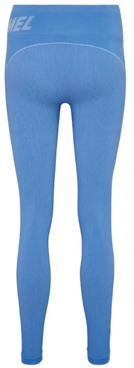 Hummel Christel Seamless Sportlegging - S - Placid Blue/Lapis Blue - afbeelding 6 van 6