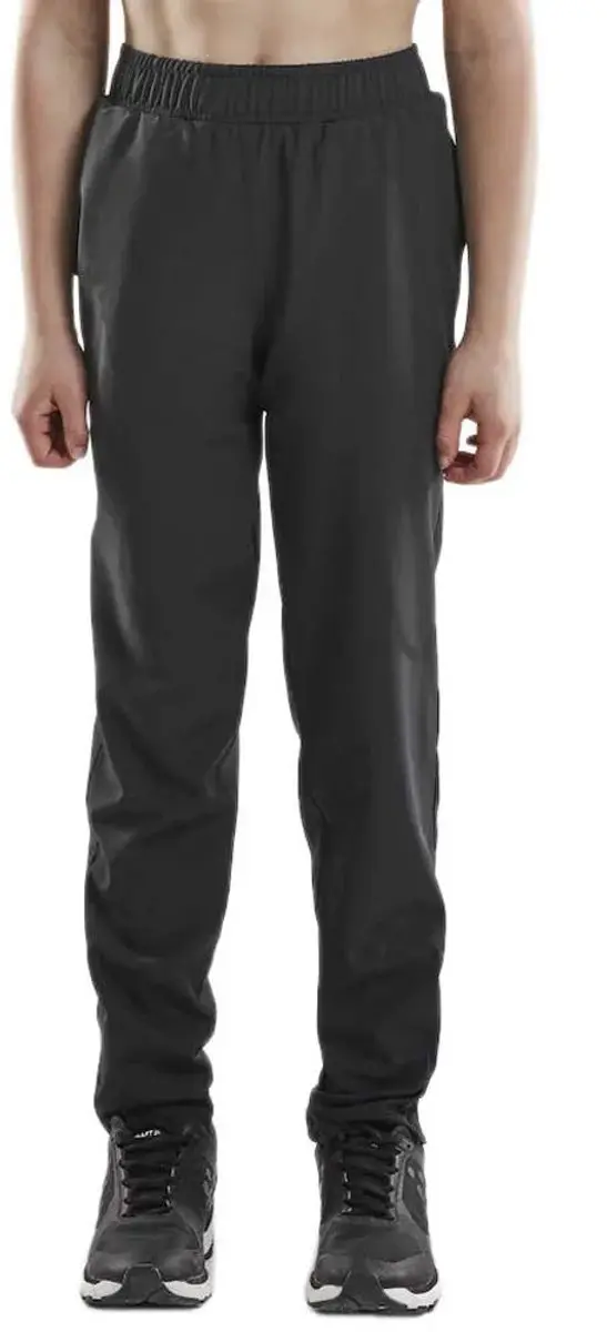 Craft Rush Wind Pants Kinderen 134/140 - Sportbroek - Zwart