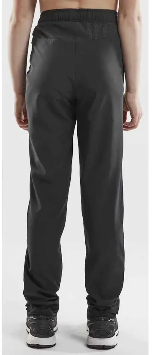 Craft Rush Wind Pants Kinderen 134/140 - Sportbroek - Zwart