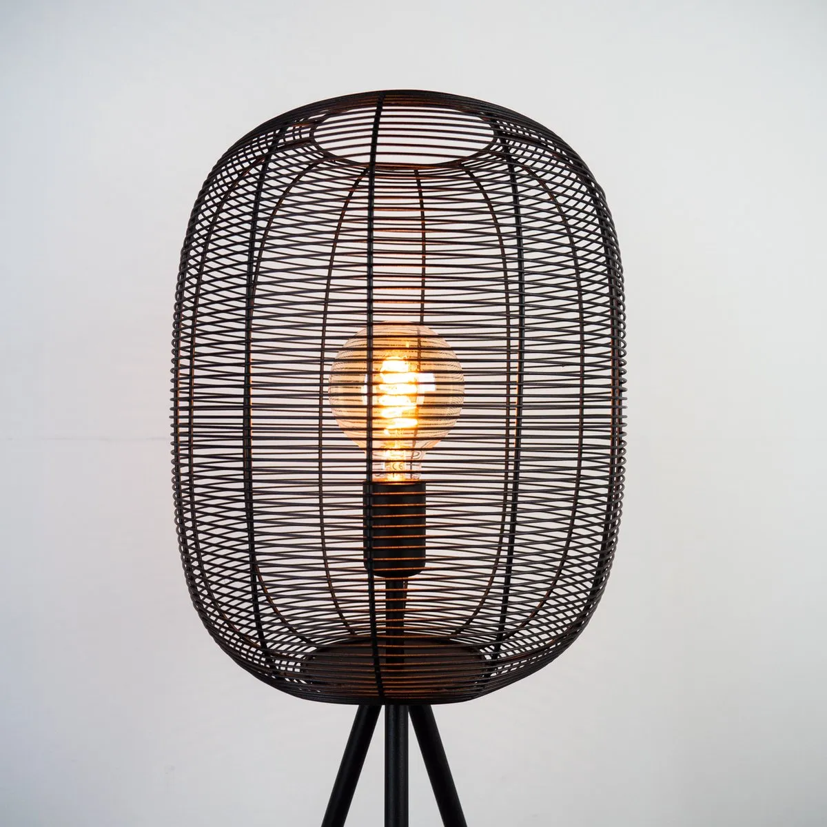 Eglo Rinroe Vloerlamp E27 - 140,5 cm - Zwart