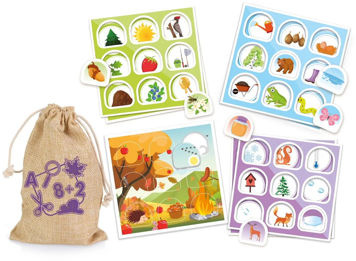 Tactic Apprenons la Nature 58329 - Speelbordspel - 4 Spelers - Bont