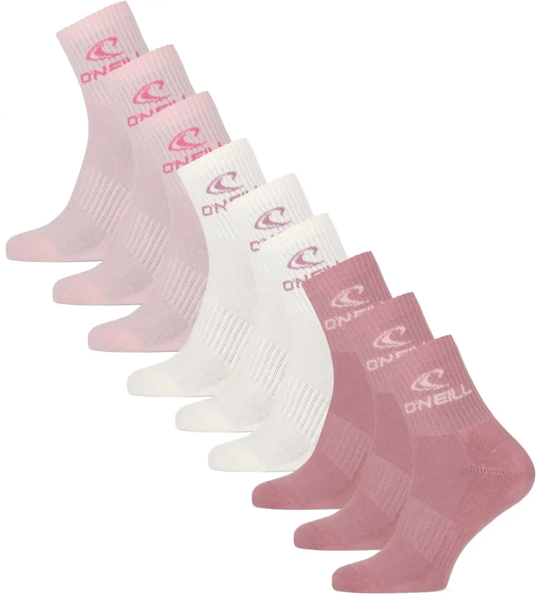 O'Neill Sportsokken Dames Quarter 9-Pack