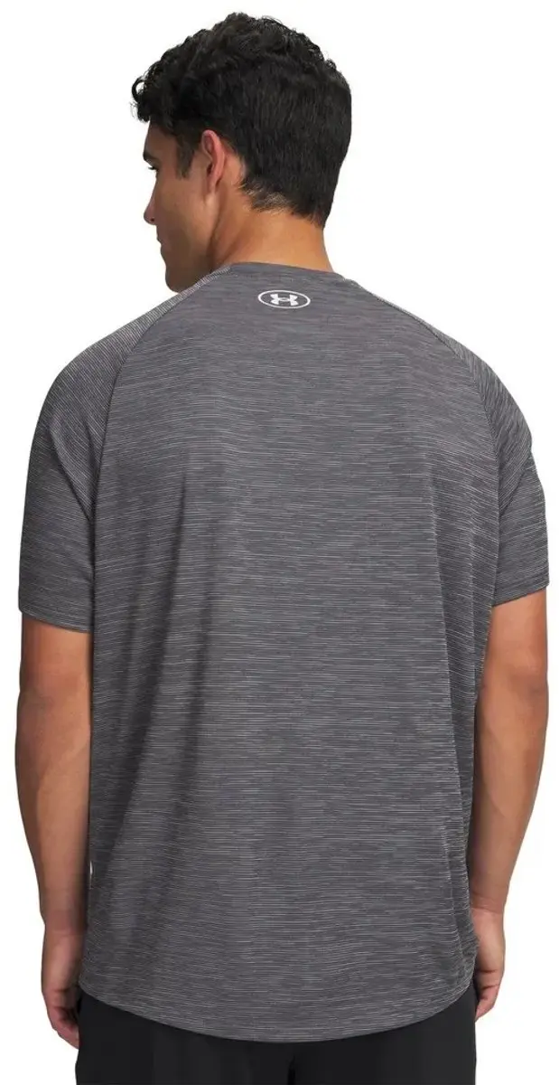 Under Armour Tech Textured Shirt Heren M - Donkergrijs