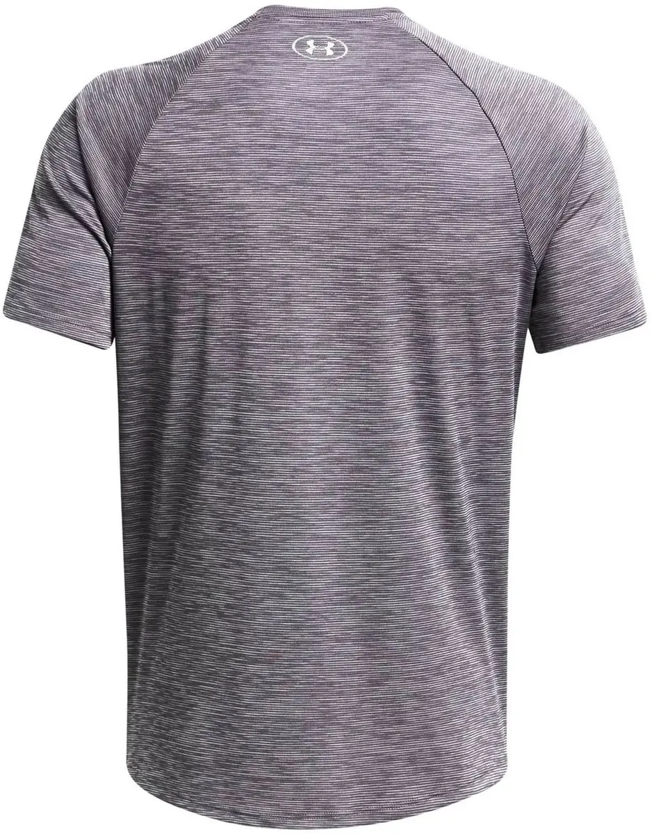 Under Armour Tech Textured Shirt Heren M - Donkergrijs