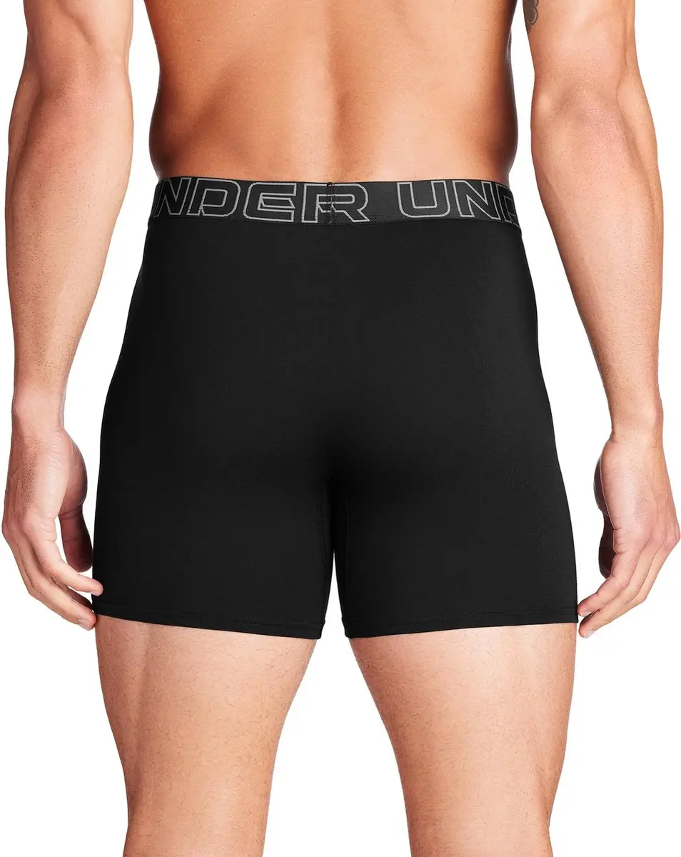 Under Armour Performance Cotton Boxerjock 6in - Rood - 3 Stuks