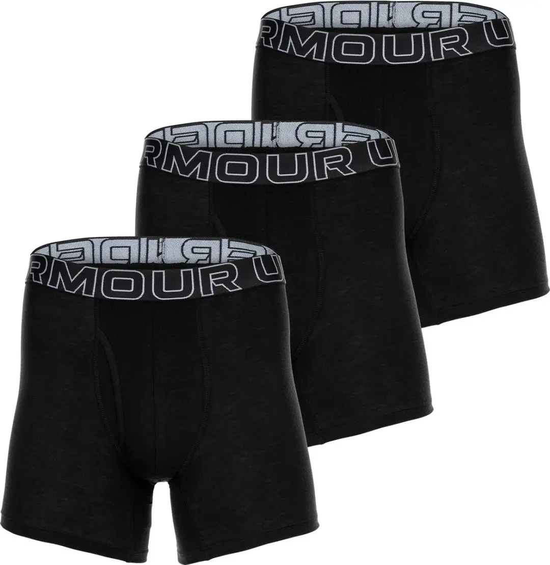 Under Armour Performance Cotton Boxerjock 6in - Rood - 3 Stuks