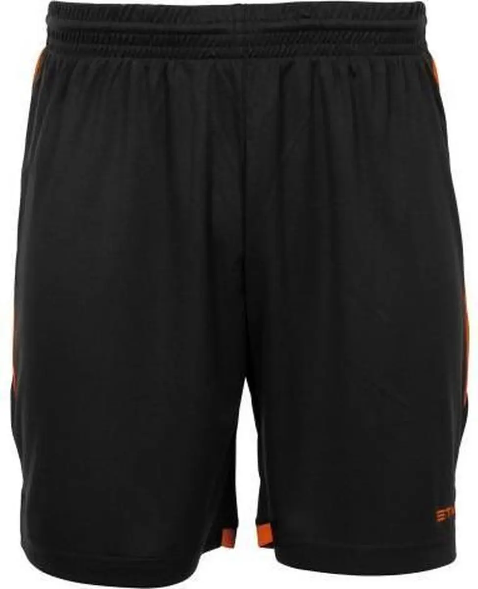 Stanno Focus Short Sportbroek 152 - Zwart/Oranje