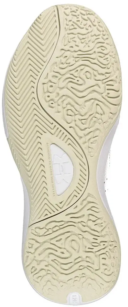 Under Armour Lockdown 7 Low Basketbalschoenen 44.5 - Beige/Wit