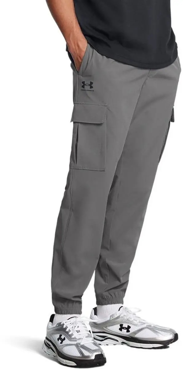Under Armour UA Vibe Woven Cargo Pants - Castlerock Zwart
