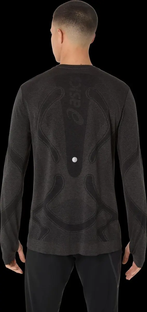 ASICS Road Seamless LS Hardloop T-shirt M - Zwart
