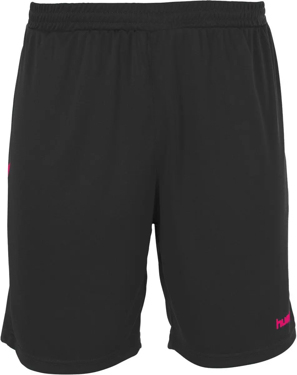 Hummel Memphis Shorts 116 - Zwart/Rood