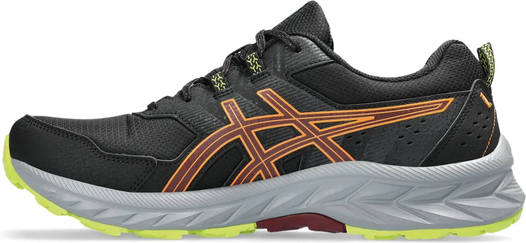 ASICS Gel-Venture 9 Sportschoenen 46 - Donker grijs/oranje/neon geel