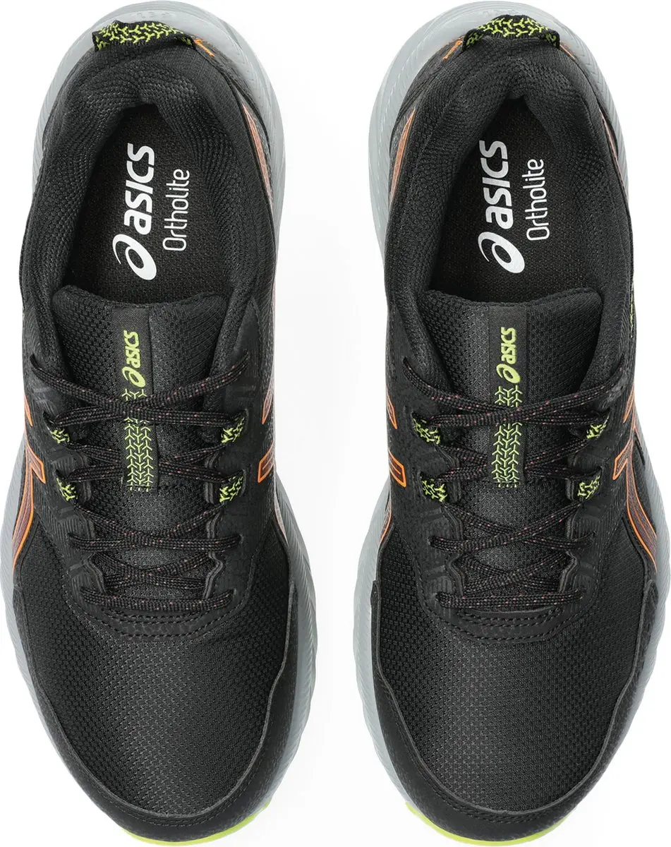 ASICS Gel-Venture 9 Sportschoenen 46 - Donker grijs/oranje/neon geel