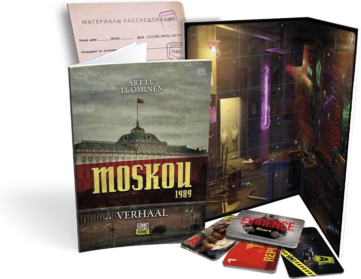 Tactic Gamestorm - Bordspel – Crime Scene: Moscou 1989 (Jeu d'escape room)