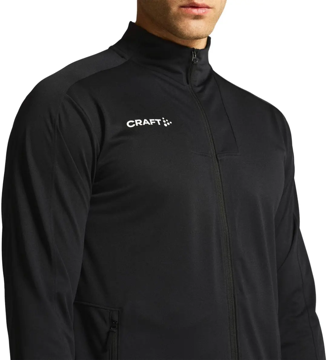 Craft Evolve 2.0 Full Zip Trainingsjas Heren - XXL - Zwart