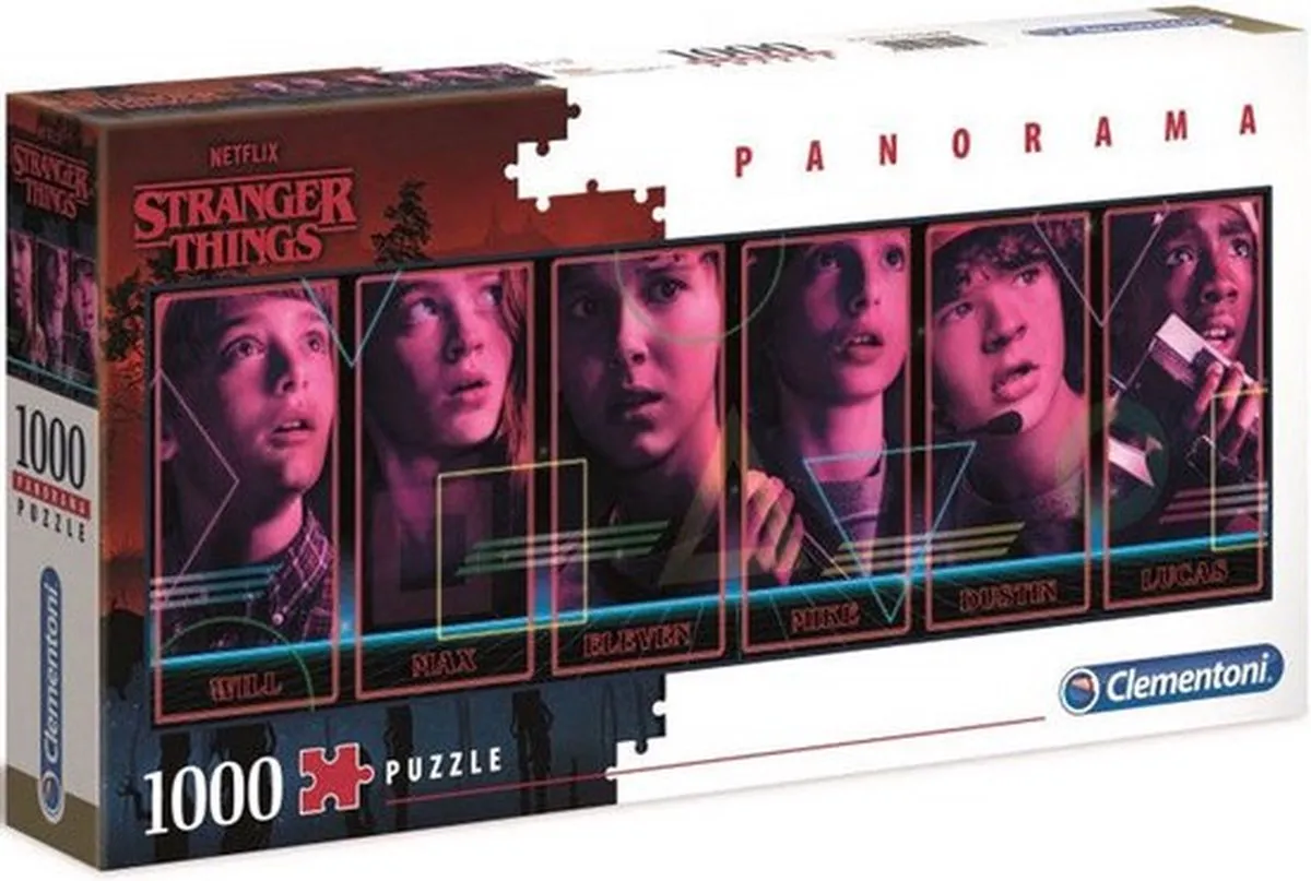 Clementoni Stranger Things 1000 Puzzels - 1000 Stuks - Multicolor