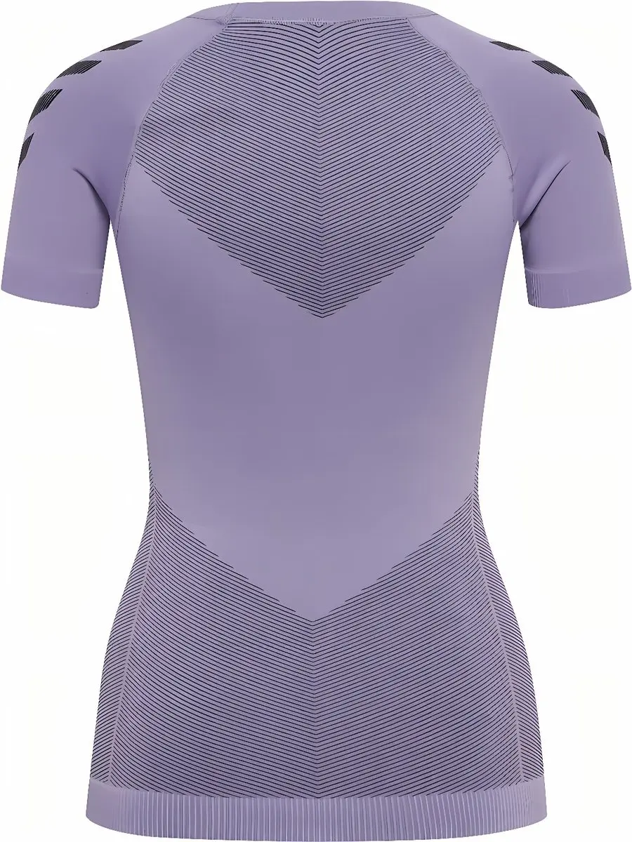 Hummel Damen Seamless T-Shirt - XS - Paars