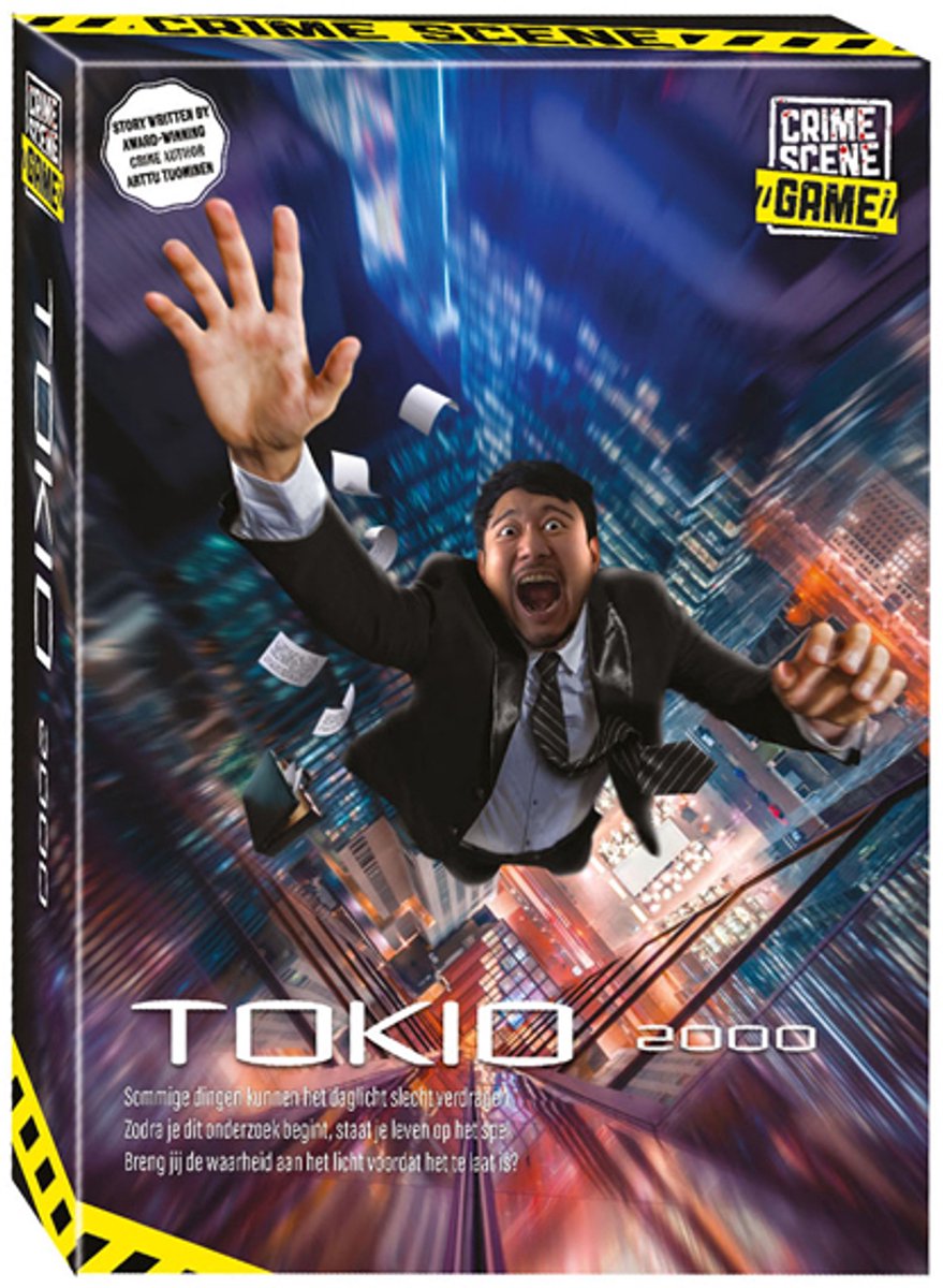 Tactic Crime Scene Tokyo 2000 – Bordspel – Misdaadspel – Complex Stadsdrama in Japan – Diepgaand Onderzoek en Deductie – Crime Scene Serie – Game Storm Studio – 1 of Meer Spelers – Vanaf 18 Jaar