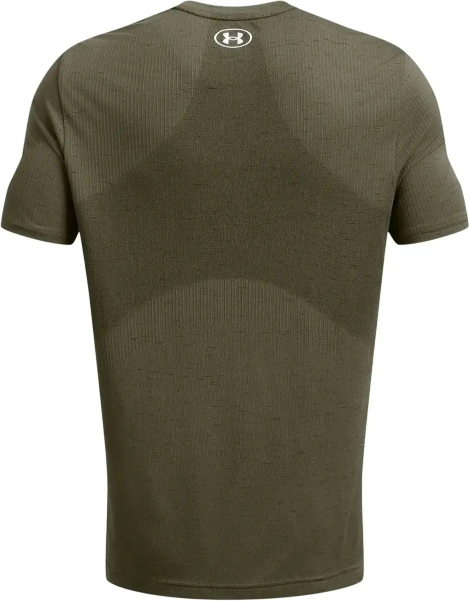 Under Armour Vanish Seamless Heren Sportshirt - Donkergroen