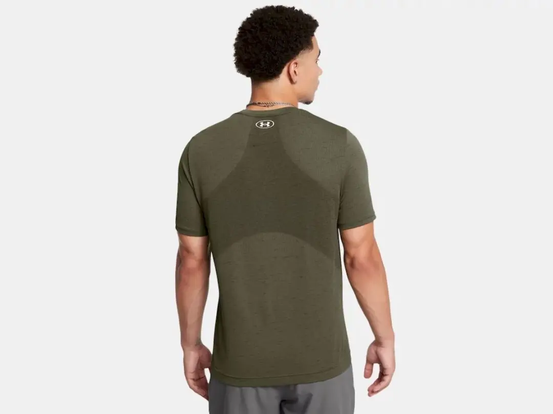 Under Armour Vanish Seamless Heren Sportshirt - Donkergroen
