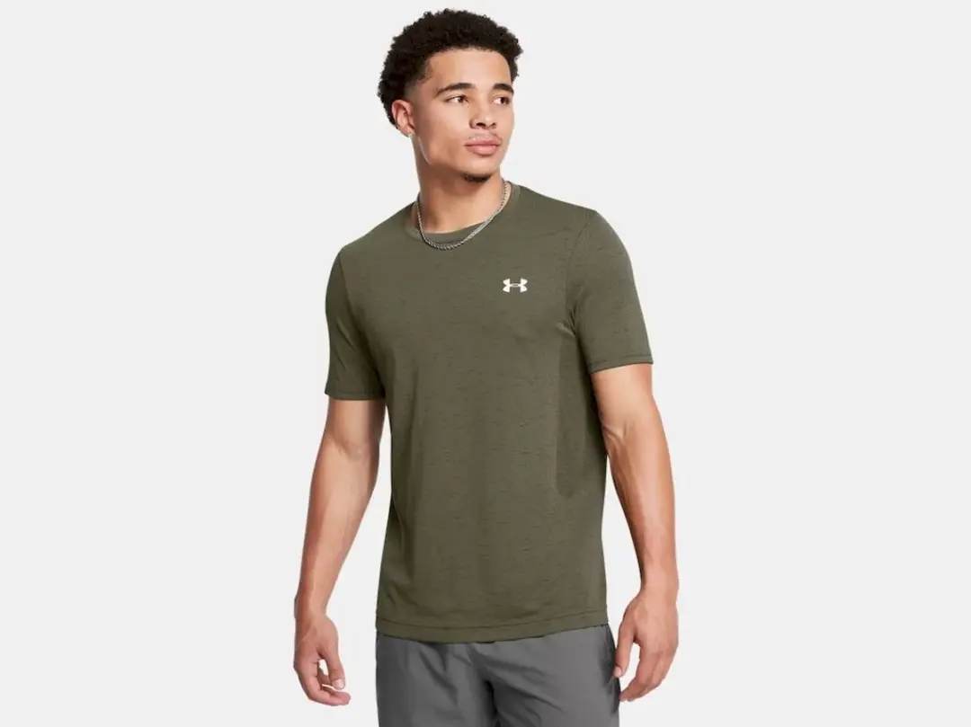 Under Armour Vanish Seamless Heren Sportshirt - Donkergroen
