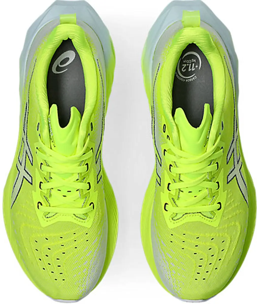 ASICS Novablast 4 Hardloopschoen 41.5 - Geel/Grijs