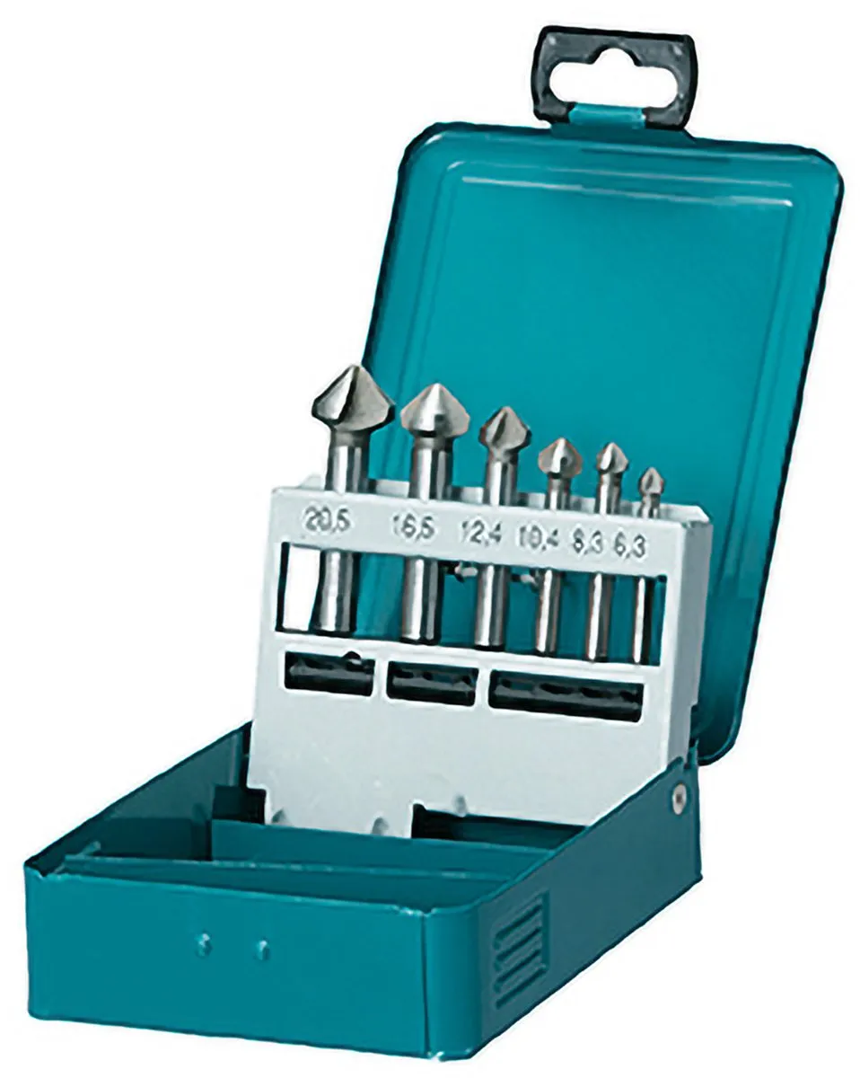 Makita HSS Verzinkboorset D-42204 - 6-delig