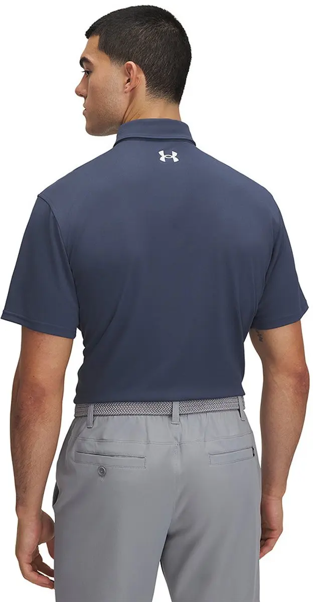 Under Armour T2G Printed-Polo Downpour - Donkergrijs XXXL