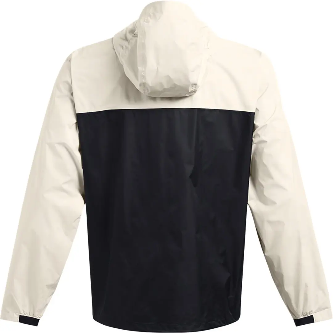 Under Armour Cloudstrike Colorblock Shell Jas - Beige/Zwart - XL