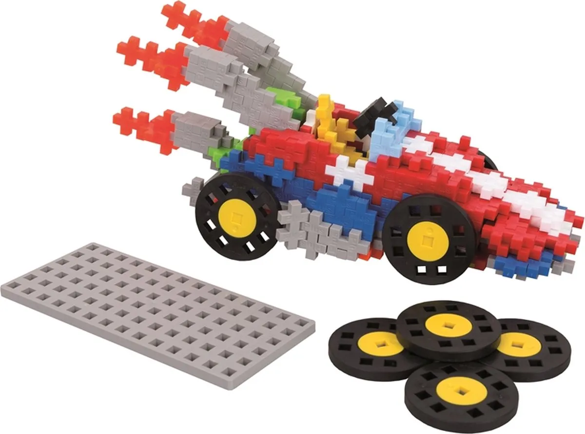 Plus-Plus Go! Crazy Cart - 240 Stukken - afbeelding 4 van 6