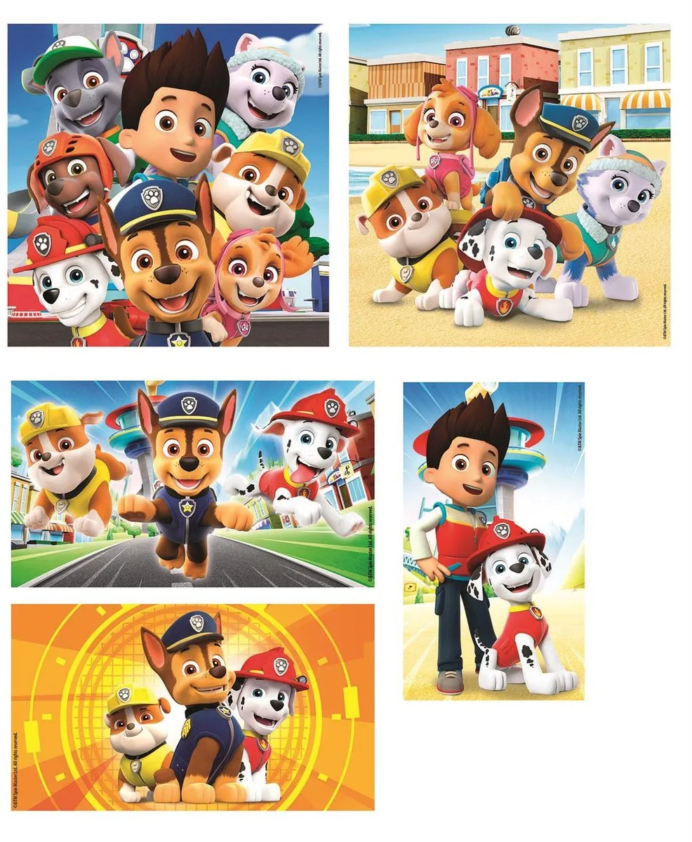 Clementoni Paw Patrol Puzzel Multicolor - 10-in-1 Doos 18-60 Stuks
