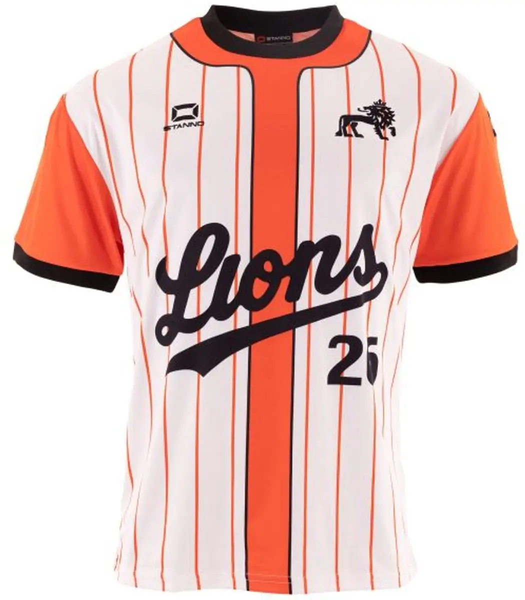 Stanno WK Oranje Baseball Shirt S - Wit