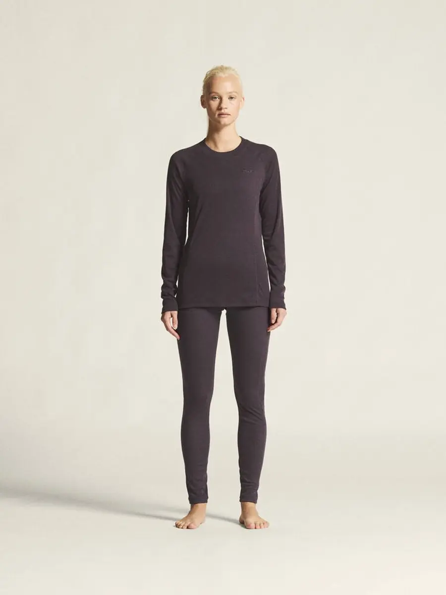 Craft Thermal Baselayer Set Dames - XS - DK Plum