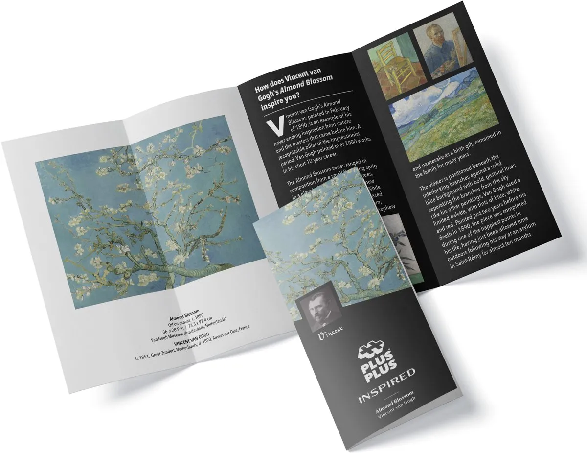 Plus-Plus Inspired Van Gogh Almond Blossom 350-delig Bouwset