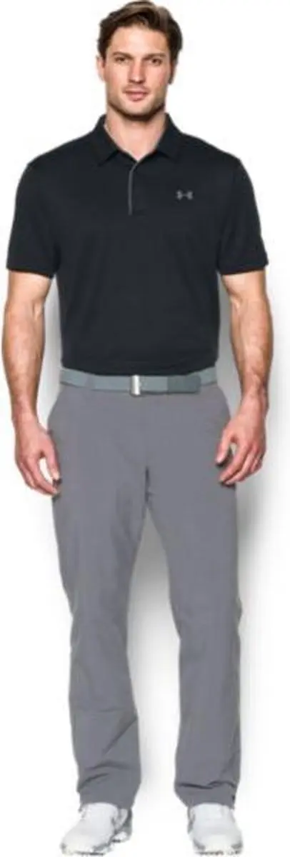 Under Armour Tech Polo Shirt Heren - S - Zwart - afbeelding 6 van 6