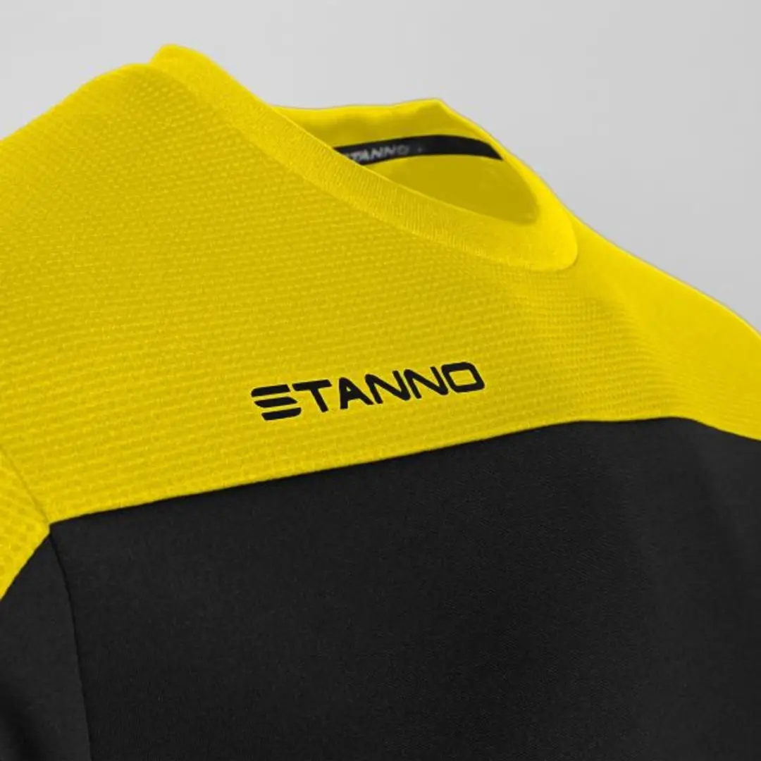 Stanno Pride Top Sporttrui L - Zwart/Geel